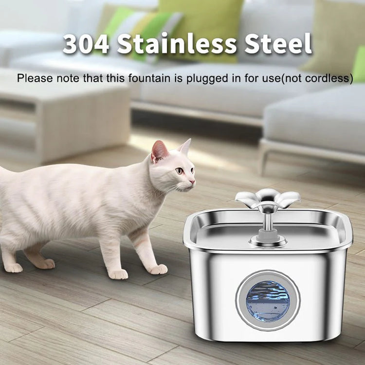 HEYBO Automatic Dog Dispenser Water Bowl Multiple Pets Water Fountain