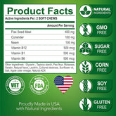 Flea and Tick Prevention for Dogs Chews Natural Dog Flea and & Tick Control Advanced Oral Pills Supplement Treatment for All Breeds & Size Vet Formulated Soft Chewables Made in USA