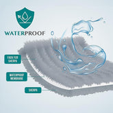 Waterproof Dog Blanket for Small Medium Dog Puppy Cat Throw for Couch Cover Leakproof Protection, Sherpa Fleece, Reversible Soft Washable 29X40 Plaid Navy Blue