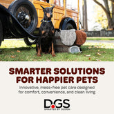 the Dirty Dog Shammy - Antimicrobial Microfiber, Fast-Drying Plush Dog Towel with Dual Hand Pockets & Elastic - Super Absorbent, Odor-Resistant, Machine Washable - 31×13 In, Grey