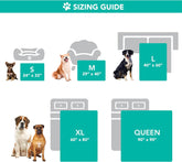 Waterproof Dog Blanket for Small Medium Dog Puppy Cat Throw for Couch Cover Leakproof Protection, Sherpa Fleece, Reversible Soft Washable 29X40 Plaid Navy Blue