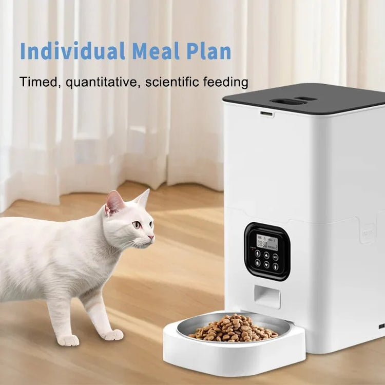 Wifi-Enabled Smart Pet Feeder - App Control & Remote Feeding | HEYBO